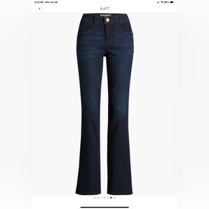 Wit and Wisdom, Brittany midrise itty bitty boot cut jeans